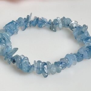 elegant aquamarine bracelet